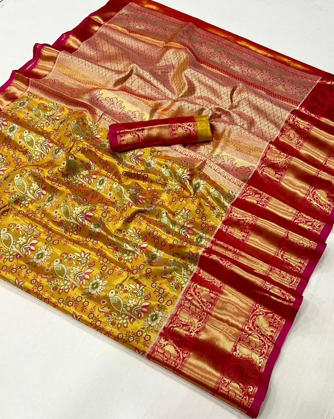 Dharmavaram By Sosy Handloom Silk Sarees Wholesale Market In India 